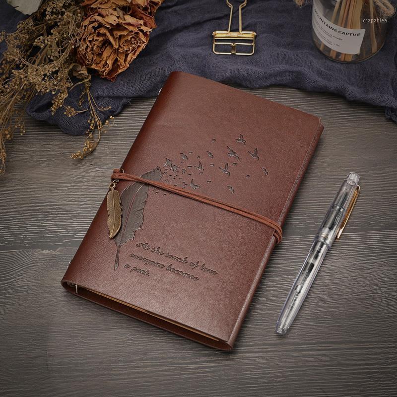 

VEESUN Leather Notebook Mini Cute Weekly Planner Writing Pads Ring Binder Pocket Travelers Diary Journal Stationery Gift School1