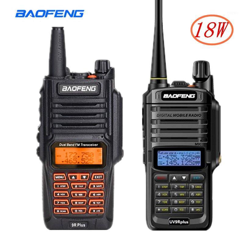 

2pcs 18W Baofeng UV-9R plus Waterproof Walkie Talkie Portable CB Ham Radio 10KM long range Dual Band hf transceiver Transmit1