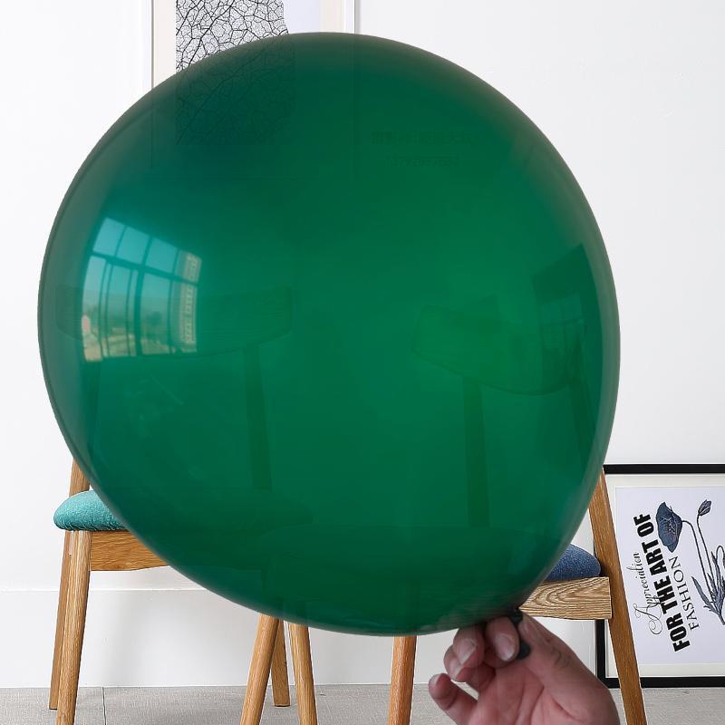 

2pcs 18inch Dark Green Rose Gold Balloon Wedding Decoration Inflatable Clear Latex Balloon Birthday Party Decoration Party Decor1