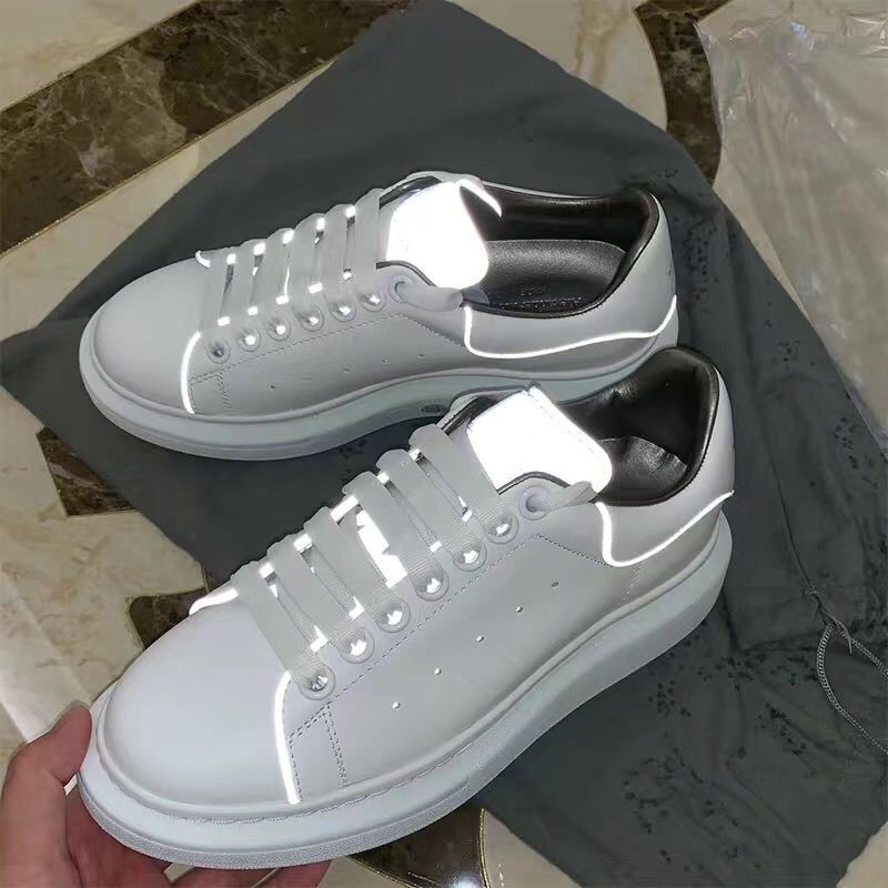 

[With logo] Fashion Men Shoe Designer Women Leather Lace Up Platform Oversized Sole Sneakers White Black mens womens Luxury velvet suede Casual Shoes 35-45 MKJ0002