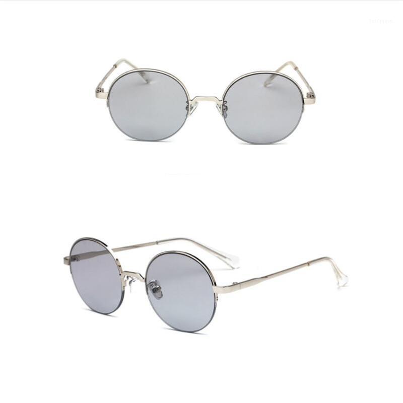 

fashion Sunglasses ladies new style Ocean sunglasses round metal women sun glasses UV400 lady glasses1