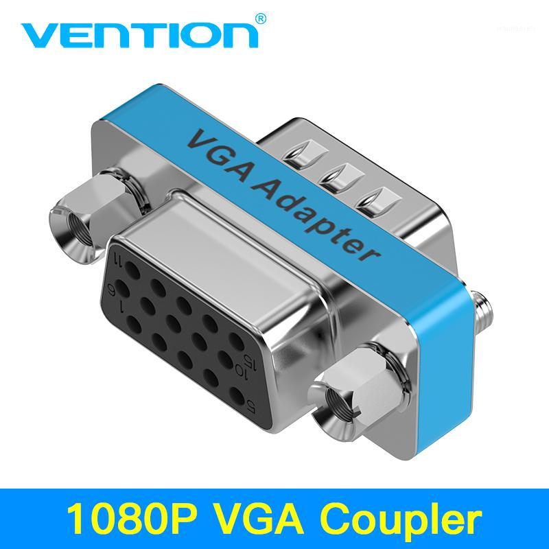 

Vention VGA Coupler 15 Pin VGA Male to Feamle Adapter HD15 Female to Female Gender with Gold-Plated for PC TV SVGA Adapter1