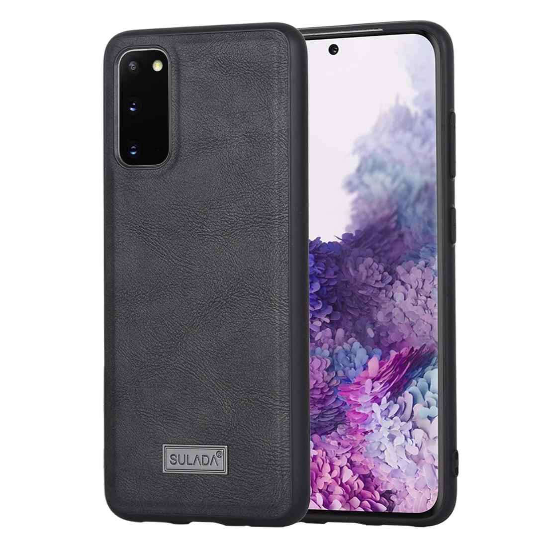 

For Samsung Galaxy S20 SULADA Shockproof TPU Handmade Leather Protective Case