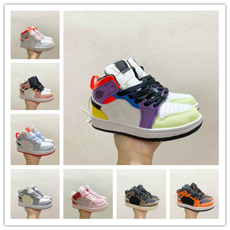 

Kids 1s Basketball Shoes Shattered Backboard 5 MVP Game Royal Toddler Children Baskets Enfants1 Trainers Sports Sneakers Size 22-35, Extra fees