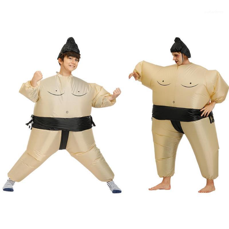 

Inflatable Sumo Costume Suits Wrestler Halloween Costume For Adult Children Fat Man Sumo Party Cosplay Cloth1