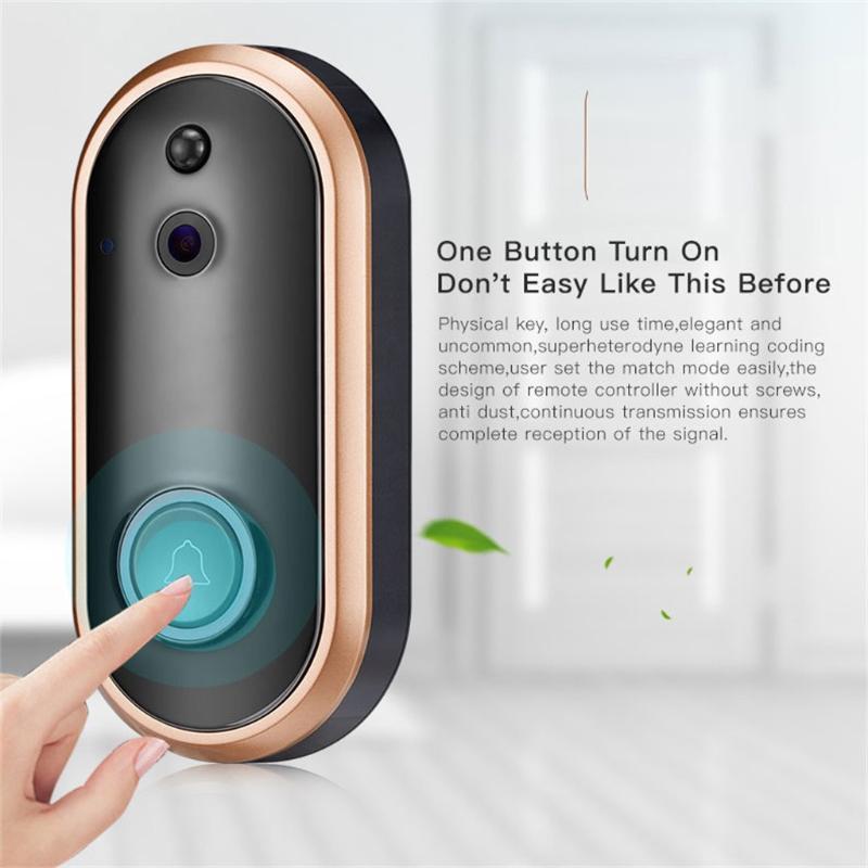 

1080P Smart WIFI Security Doorbell Wireless Video Phone Camera Night Vision Smart Home Door Bell Camera Security Online Alarm1