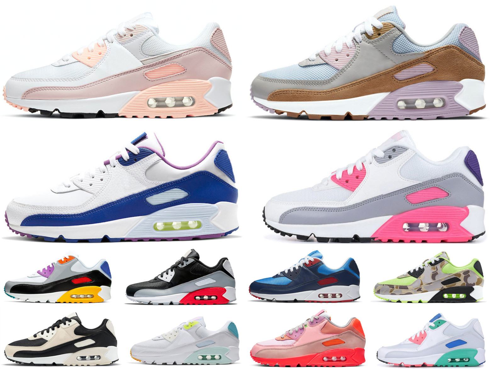 

Blue Black Bullet Sean Wotherspoon Women Running Shoes Aurora Green Reflective Bred Triple White Mens trainers sport sneakers