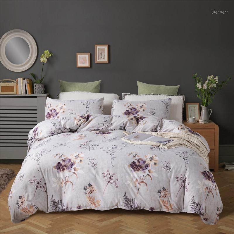 

Pastoral Style bed cover comforter bedding set duvet cover Queen King bed set Bedclothes Quilt Pillow case Home Textile1, Beige