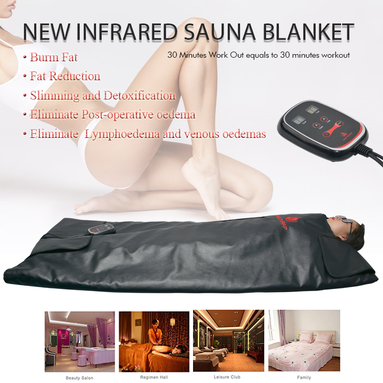 

Pain Toxin Removal Far Infrared Heating Blanket Sauna Blanket Body slimming Beauty Equipment Detox Blood Circulation Improvement
