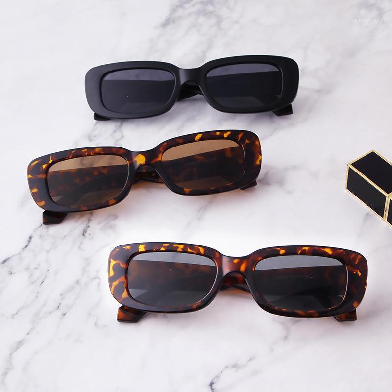 

Vintage Rectangle Sunglasses Women Brand Design Classic Leopard Small Square Sun Glasses Shades New Style Shades Eyewear1