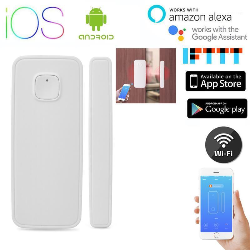 

Magnetic Sensor Wireless Door Window Alarm System For Home Security Wifi Door Open Switch Detector with Alexa Echo Google Home1