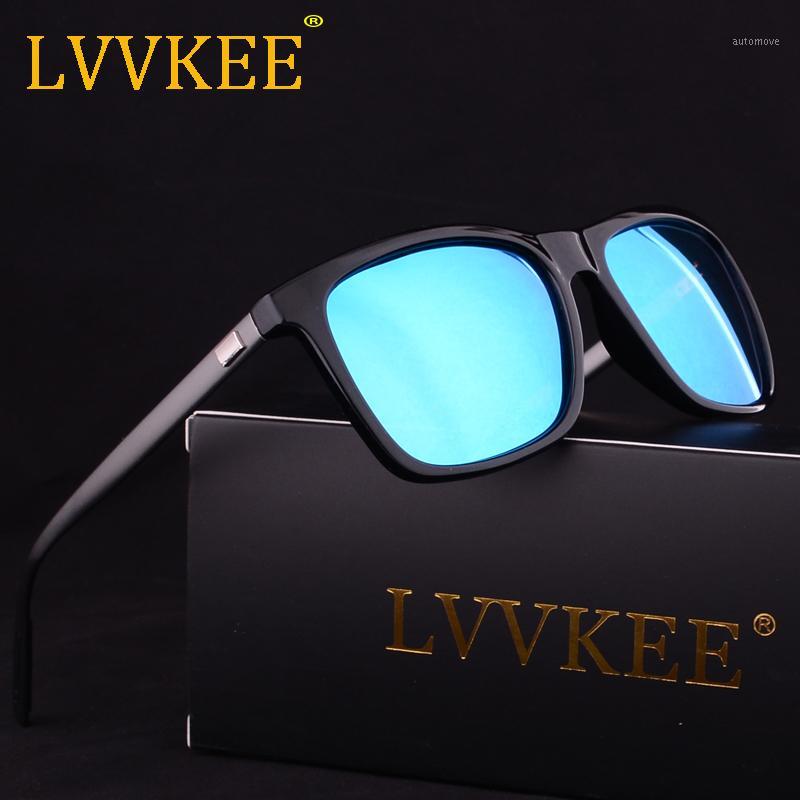 

2020 LVVKEE brand design Polarized Sunglasses driving Luxury Aluminum+TR90 Night Vision Mirror or Men/Women D Style Sun Glasses1