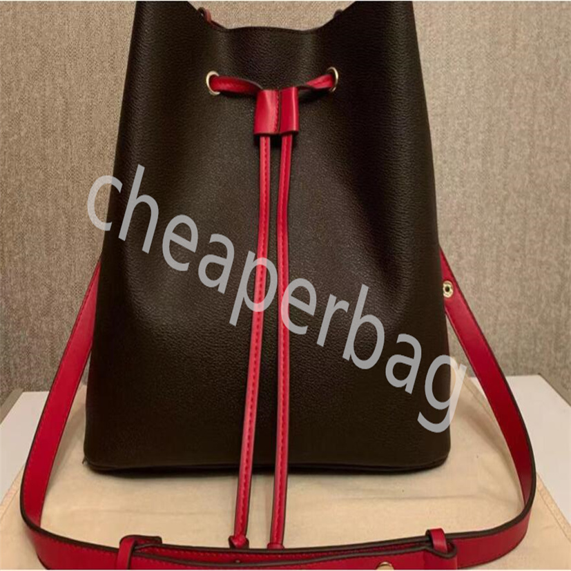 

Bucket Bolso Birkin Topbag Mona_bag Bag PU Leather Cross Body Shoulder Bags for Women Girl Fashion Simple Portable Leisure 6688, Red