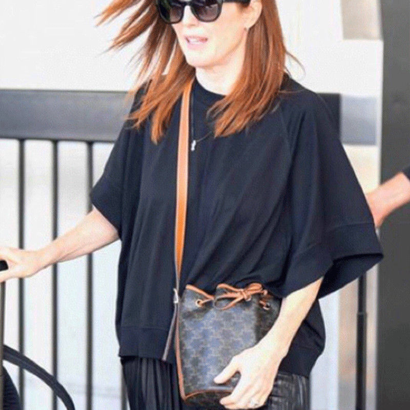 

Womens Bag 2020 New Fashion Retro Arc De Triomphe Presbyopic Bucket Bag Womens Korean Style Messenger Bag Womens Small Ins, Default color