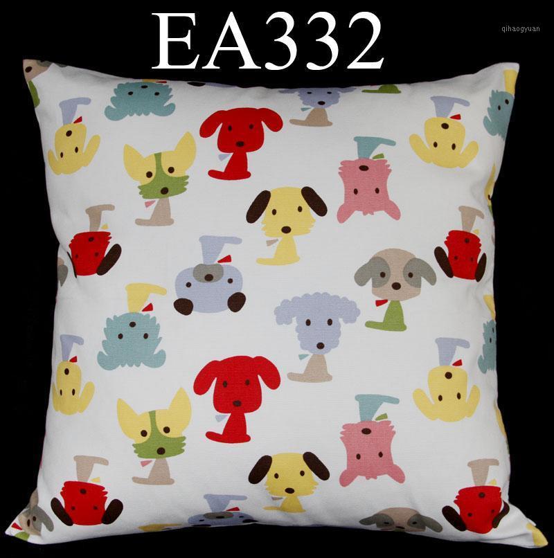 

EA332 EA333 puppy Red Gray Brown ivory Pink Blue yellow Green White Printed A grade 100% Cotton Canvas Cushion Cover Pillow Case1, 31cm x 31cm