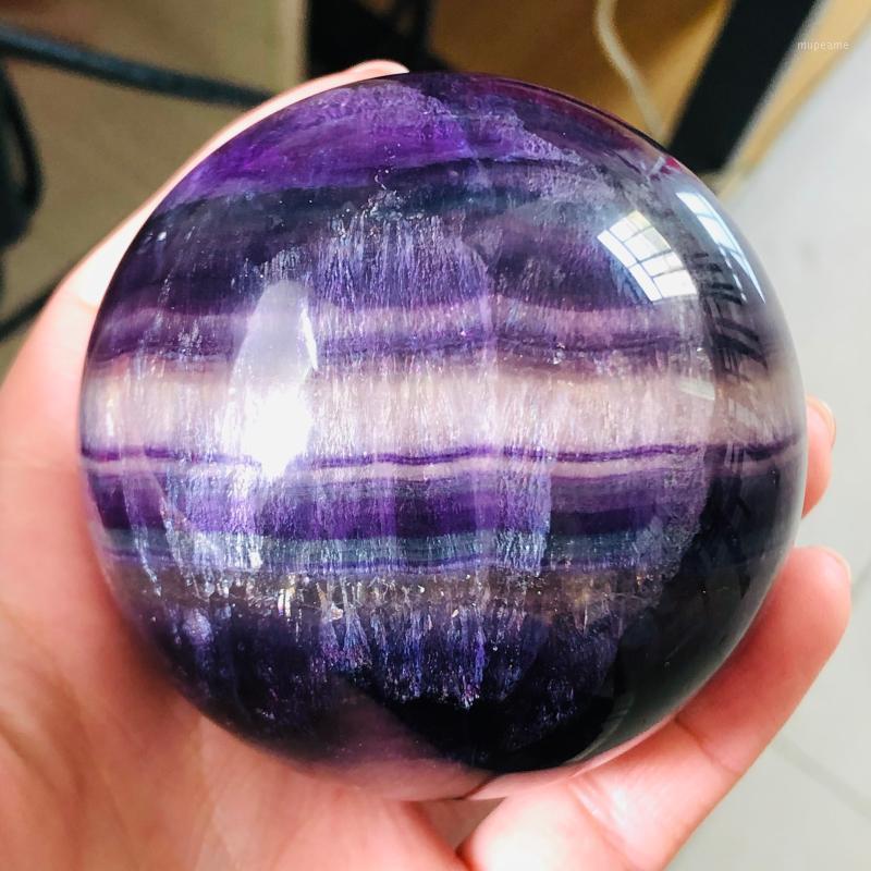 

Decorative Objects & Figurines !! Top Quality High Polished Purple Fluorite Quartz Sphere Crystal Gemstone Ball Healing1