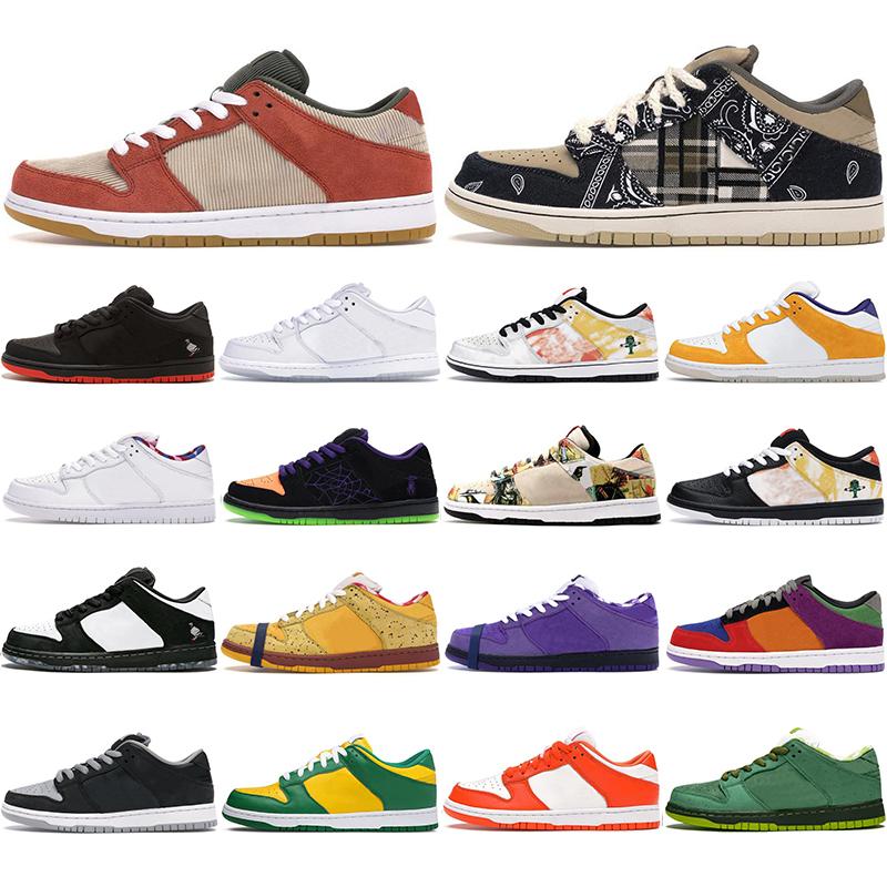 

SB dunk Running shoes for women men pro low cut fashion Travis Scotts Brazil Corduroy Dusty Peach Sports sneakers mens trainers size 36-45