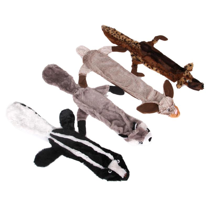 

Squeaky Fun Dogs Animal Shape Toys Gift Set Large Non Stuffed Honking Squirrel for Dogs Chew Squeaker Dog Wolf Toys