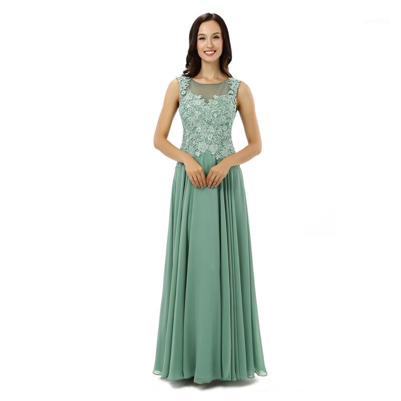 

Lace O-Neck 2018 New Women' Elegant Long Gown Party Proms For Gratuating Date Ceremony Gala Evenings Dresses Up C961
