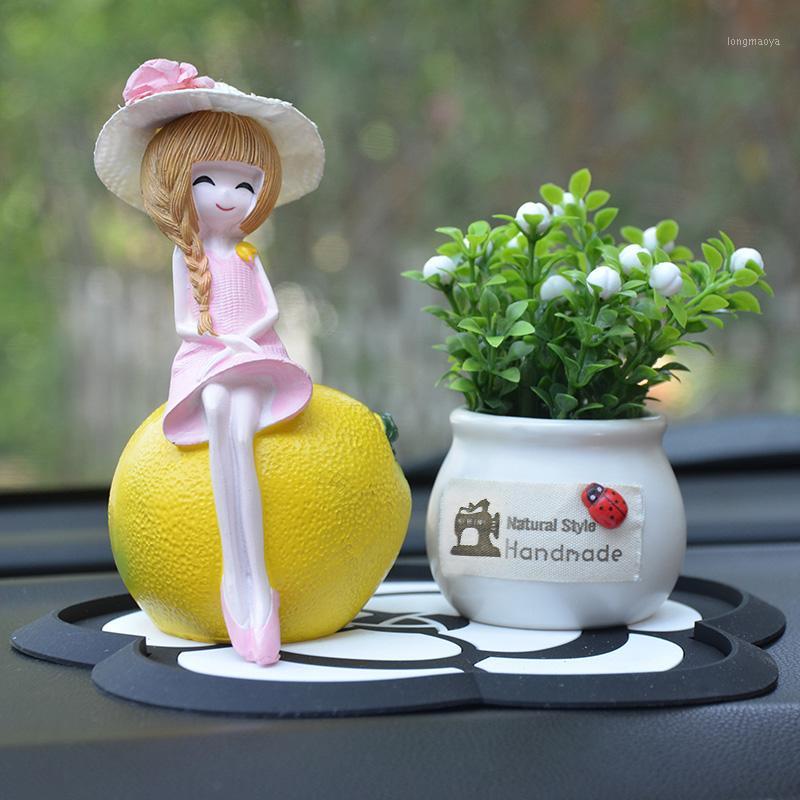 

Automobile decoration Lovely accessories Fruit girl Vehicle mounted decoration Automobile Car accessories1
