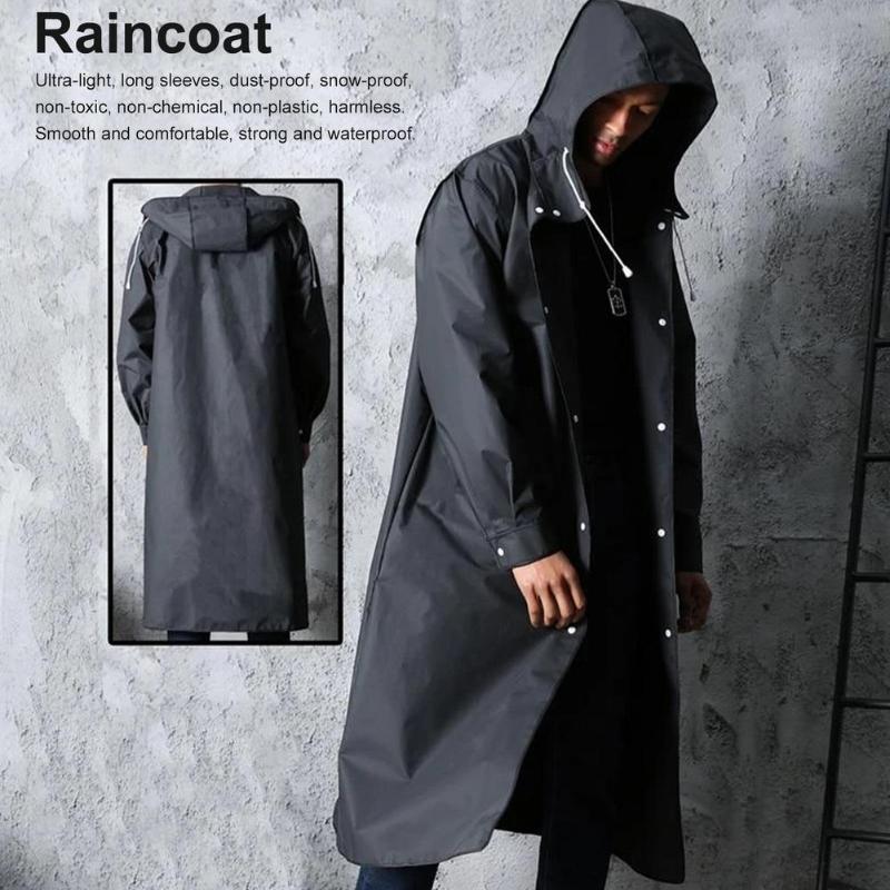 

Raincoat Long Full Body Mens Fashion Waterproof Siamese One-time Riding Rainstorm-proof Outdoor Poncho Rainproof Thicken Clothes, As pic