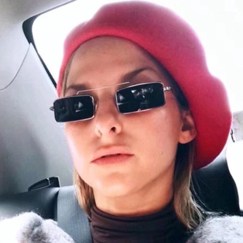 

nauq vintage metal samll box sunglasses women 2020 Ocean Eyewear rectangle sun glasses frame UV4001