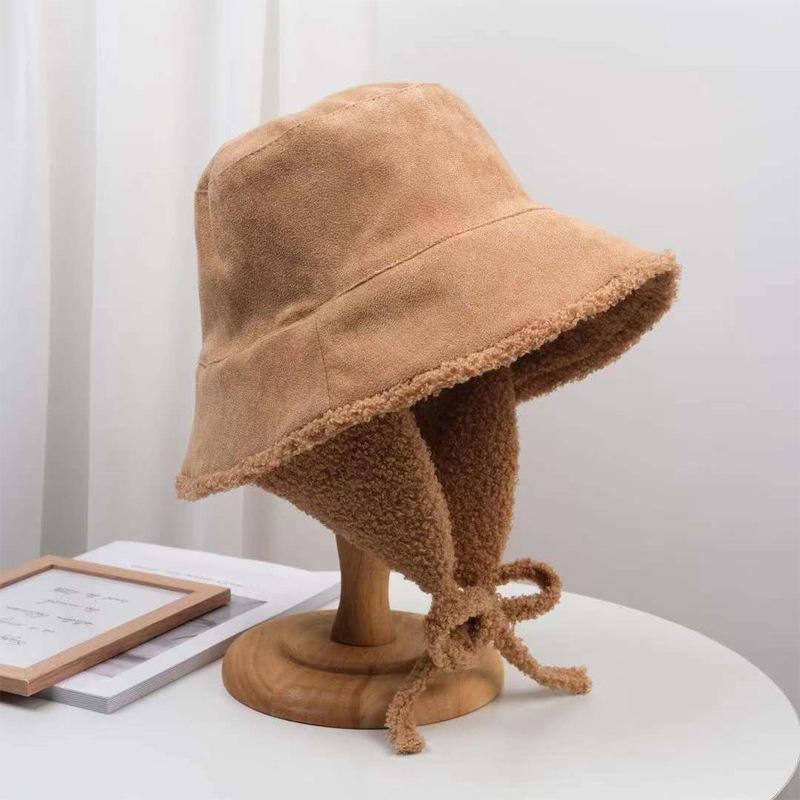 

New Winter Outdoor Wool Knitted Hat For Women Soft Warm Bonnet Korean Style Ear Protection Cap