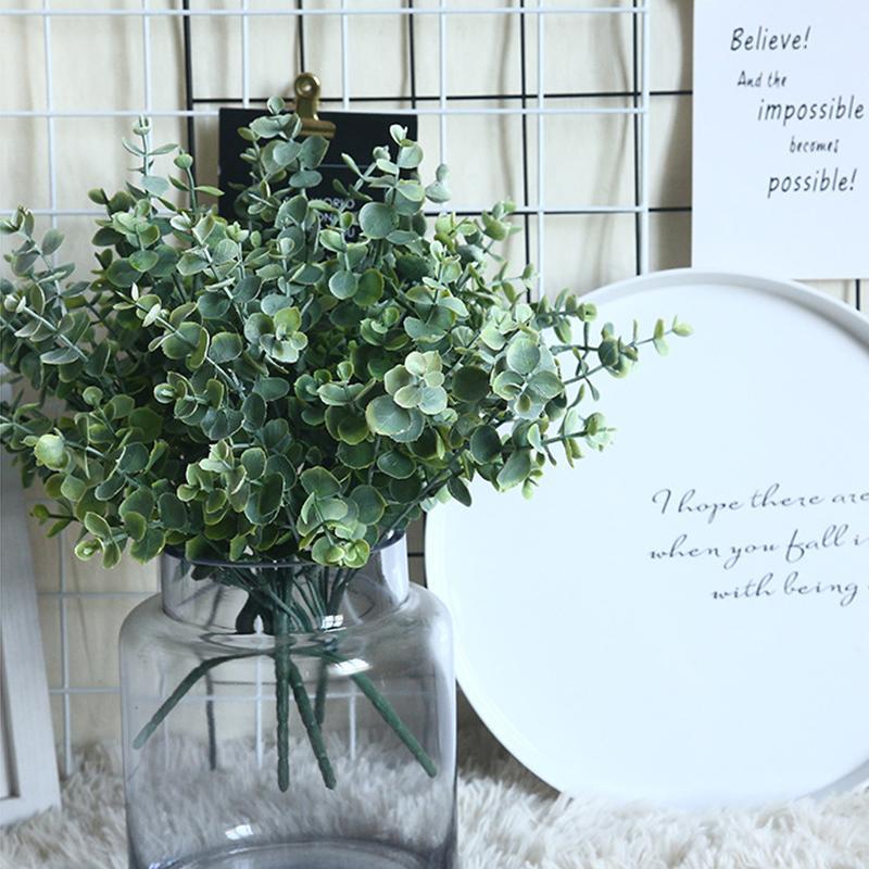 

1pc Simulation Artificial Fake Leaf Eucalyptus Money Leaf Green Plant Simulation Persian Grass, Berries Home Decor1, Berry