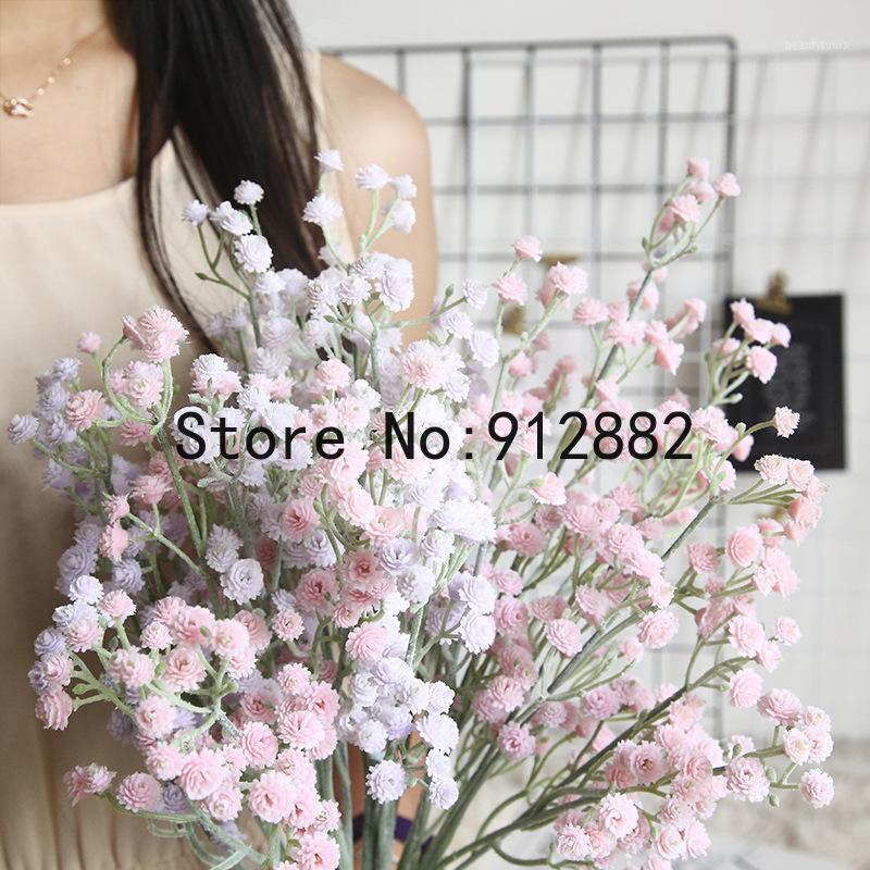 

Artificial Wind baby's breath Artificial Flower Home Decoration Wedding Bouquet Plant Wall Flower1, Blue