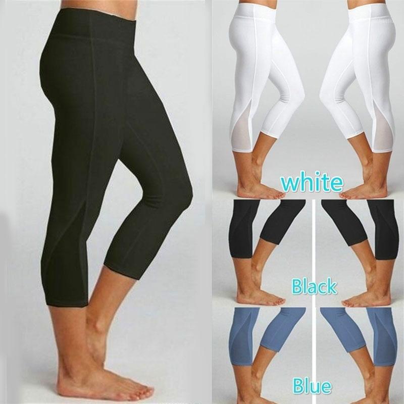 

Leggings Women Tights Not See Through Fitness Printed Yoga Pants Women Stretch Slim High Waist Yoga Leggings1, Black