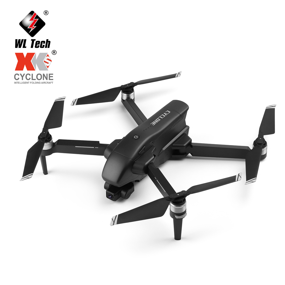 

WLtoys XK Q868 Brushless drone GPS 5G WIFI FPV with 2-axis Gimbal 4K Camera 30min Flight Time RC Quadcopter Drone RTF, Black