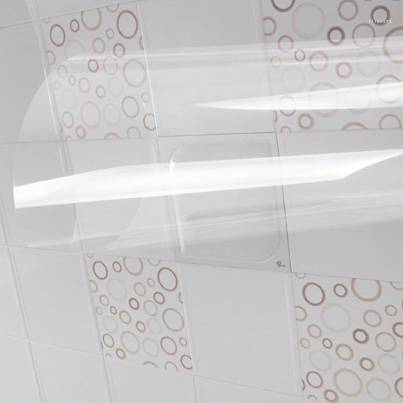 

Kitchen Cupboard Transparent Home Decor Ornament Oil Proof Waterproof Household DIY Craft Wall Sticker1
