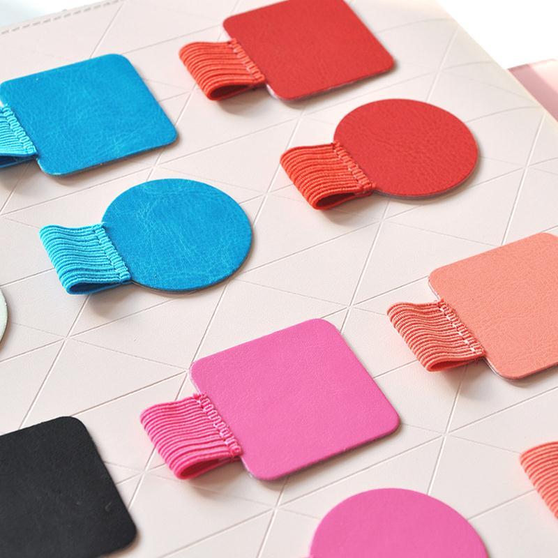 

Leather Multi Style Clip Pen Clip Pen Holder Cute Notebook Self-Adhesive Travel Creative Convenient Office Diary Fittings