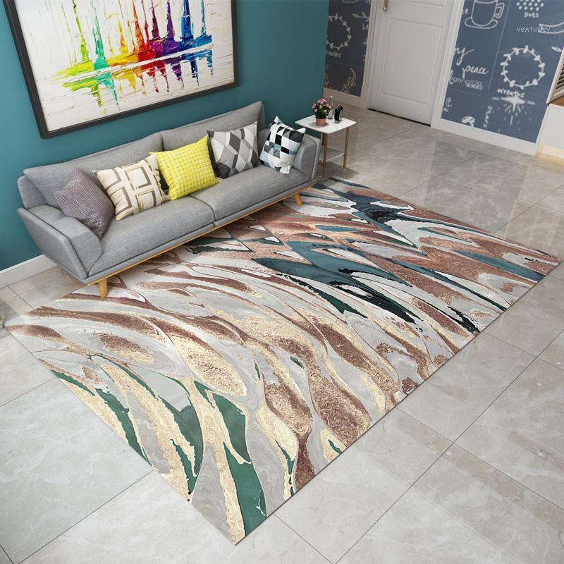 

Modern Abstract Ink Carpet Geometric Carpets Living Room Bedroom Rugs Floor Mat Bedside Table Study Floor Mat Door Area Rugs1, Color3