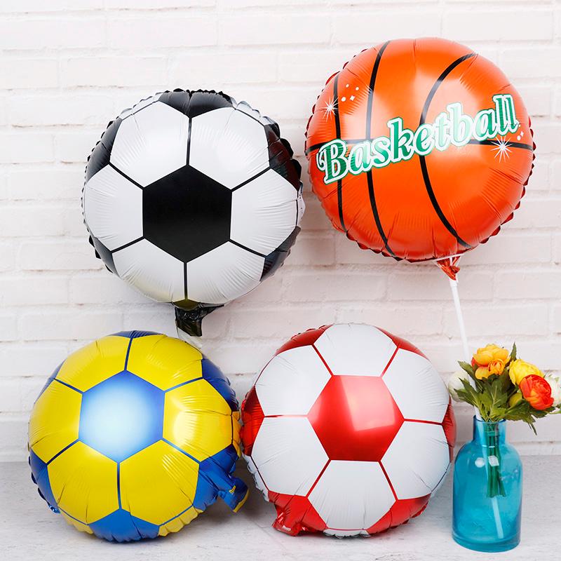 

18inch Football Soccer Balloons Football Theme Party Latex Foil Helium Air Ballon Boys Birthday Games Toys Event Party Supplies