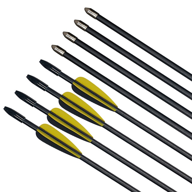 

Archery bow and arrows set hunting equipment Fiberglass Arrow for archery recurve bow glass fiber shaft arrows