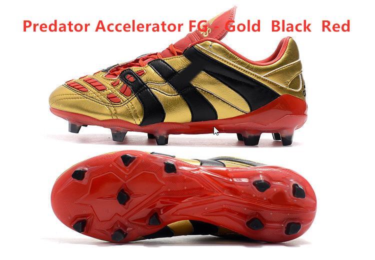 2020 mens soccer cleats Predator Accelerator Electricity FG TR soccer shoes Predator Precision FG X Beckham turf indoor football boots new