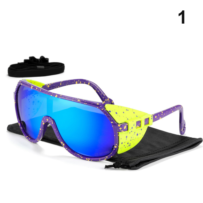 

One-Piece Cycling Sport Goggles Anti-UV Men Women Mirror Outdoor Sunglasses d88