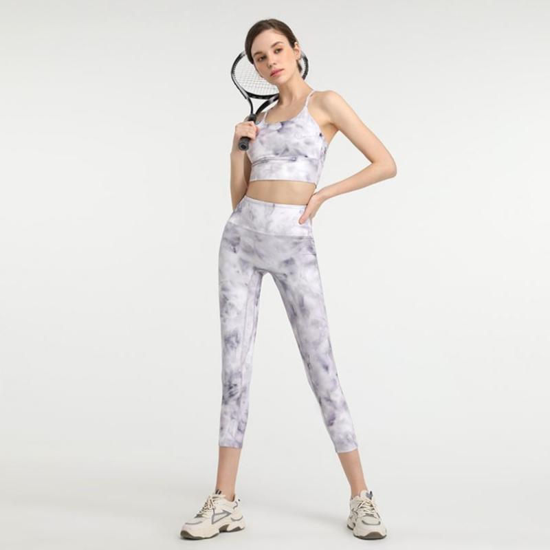 

2 Piece Set Women Workout Clothes Yoga Set Seamless Women Gym Clothing Athletic Sports Suit Sports Bra and Leggings, Top bra