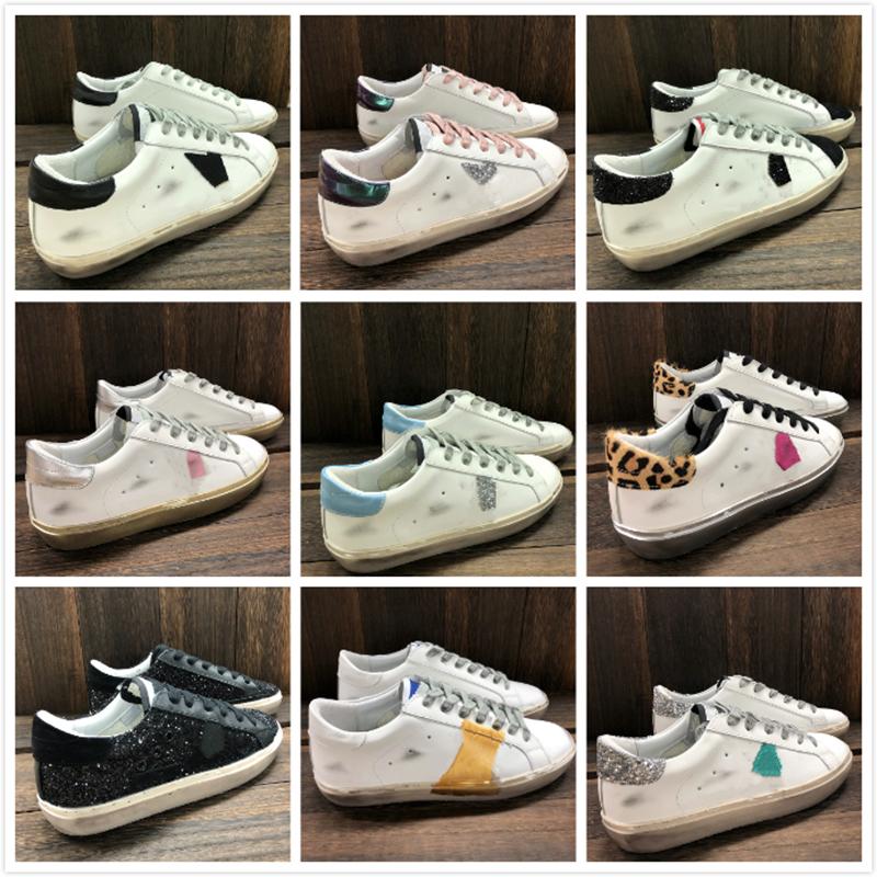 

Italy brand Hi Star Sneakers Designer Platform Shoe Classic White Do-old Dirty luxury Women Man Casual Shoes foe Golden Luxury Goose, Star34