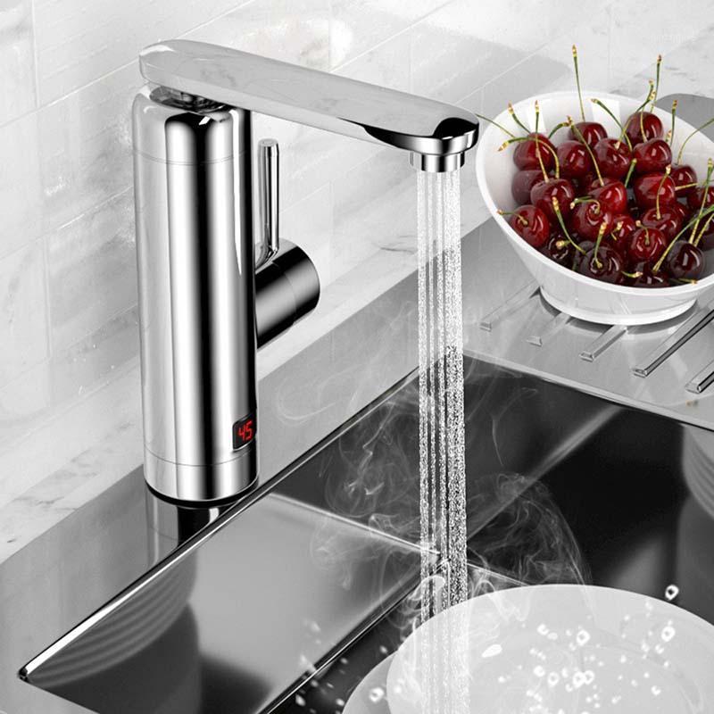 

Electric Instant-Water Faucet Stainless Steel Fast Heating Bathroom Basin Faucets Digital Hot and Cold Mixer Tap Water-Heater1