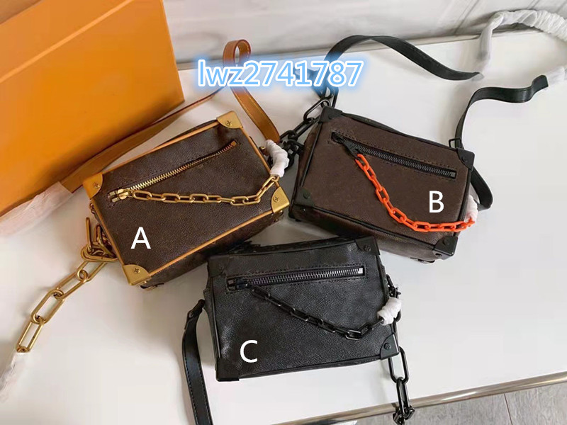 

Designer Shoulder Bags Handbags Fashion Men Women Bag Soft serial number inside Trunk Real Leather Cross Body Bag Taurillon Cowhide Messenger