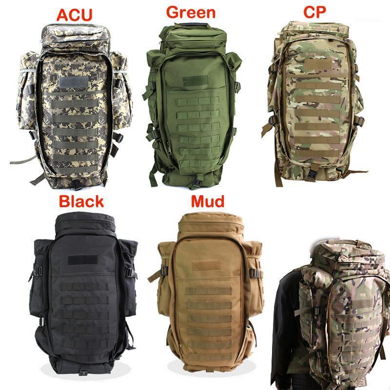 

USMC Army Tactical Molle Backpack Hunting Hiking Camping Rifle Backpack Nylon Outdoor Sports knapsack bag1, Black