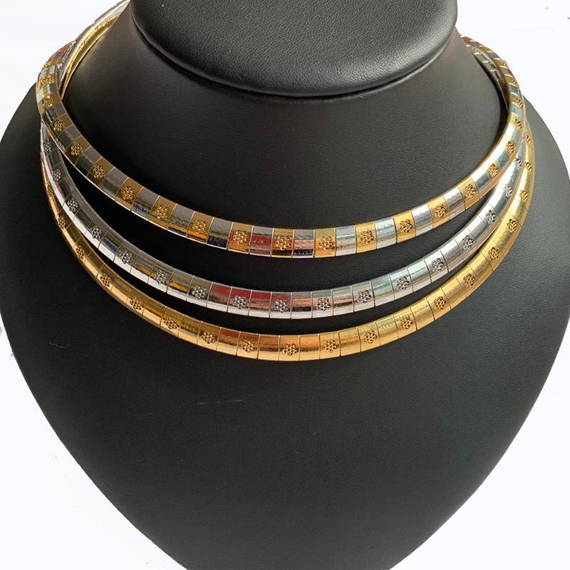 

8MM Stainless Steel Collar Women Choker Chain Stars Flowers Necklace Jewelry Snake Chain For Girl Gift1