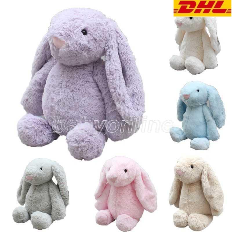 

Easter Party Gifts Home Decorations 12inch 30cm Plush Filled Toy Creative Doll Soft Long Ear Rabbit Animal Kids Baby Valentines Day Birthday Gift FY748
