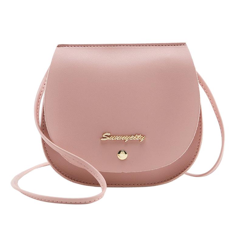 

Luxury Fashion Women Crossbody Bag Semicircle Saddle Bags Soft Leather Pure Color Shoulder Bags For Ladies Handbags Designer, Black