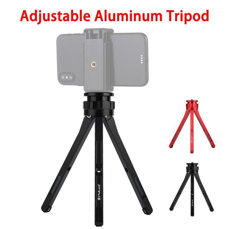 

Adjustable Aluminum Alloy Mini Tripod Stand Lightweight Travel Tabletop Tripod For DSLR & Digital Cameras & Smart phone1