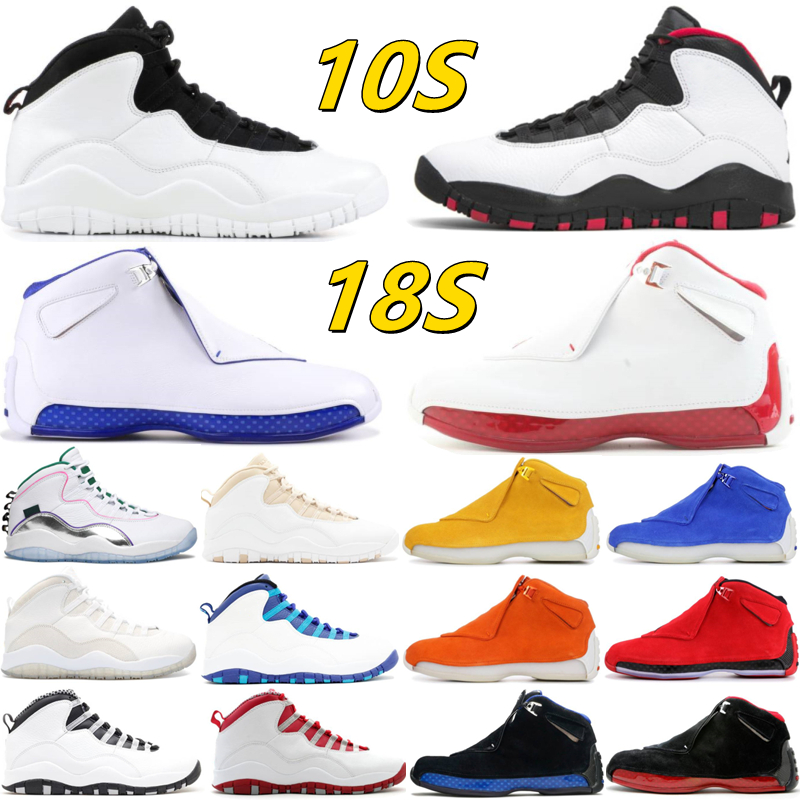 

2022 basketball shoes 10 10s Fusion 18s 18 Red Woodland Camo Tinker Desert Sport Royal Cement Double Suede Blue Yellow Orange Toro Men Women Sneakers, Box