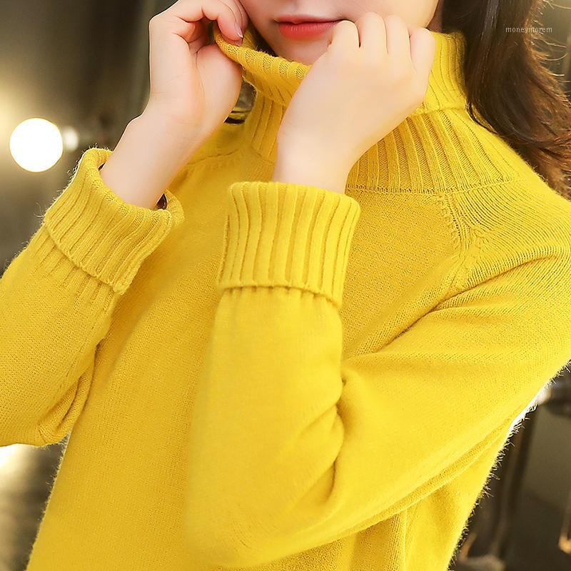 

Autumn Winter Women Turtleneck Sweater Pullover Ladies Shirt Slim Casual Tops Warm Clothing Female Knitted Sweater High quality1, Beige