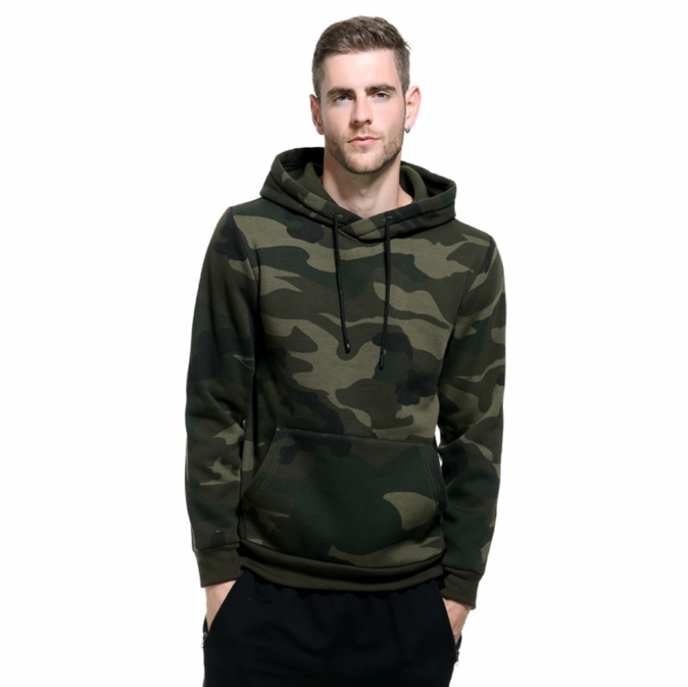

Best Selling Men Pullover Hooded Jacket Autumn Winter Camouflage Gents Tracksuit Fashion Brand European And American Hoodie, Army green